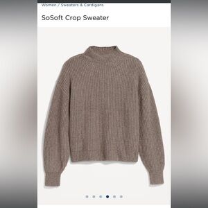 Old Navy So Soft Crop Sweater